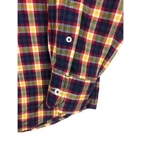 Ben Sherman Men's Large Long Sleeve Button Up Multicolor Casual Cotton Shirt A1 - Picture 3 of 5